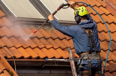 Démoussage et hydrofuge de toiture à Ispagnac